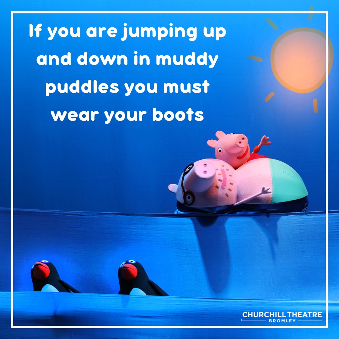 ⭐Monday Motivation ⭐ Don't miss Peppa Pig's Fun Day Out at the Churchill Theatre! 📅 Wed 29 - Thu 30 May 🎟️ eu1.hubs.ly/H0921t60
