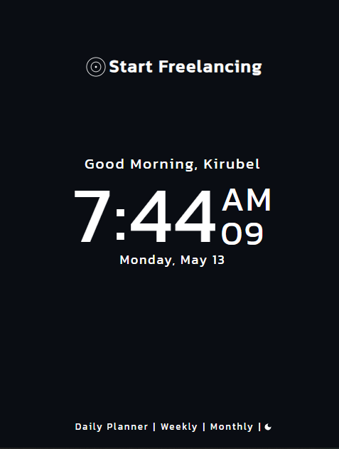 "Starting Freelancing" is my current priority. 
What is yours?

don't complicate things and have more than one big priority. I know I have many plans and my to-do is full of tasks but. 

Write one Big priority and sticking in your wall (or use Foci Planner)
