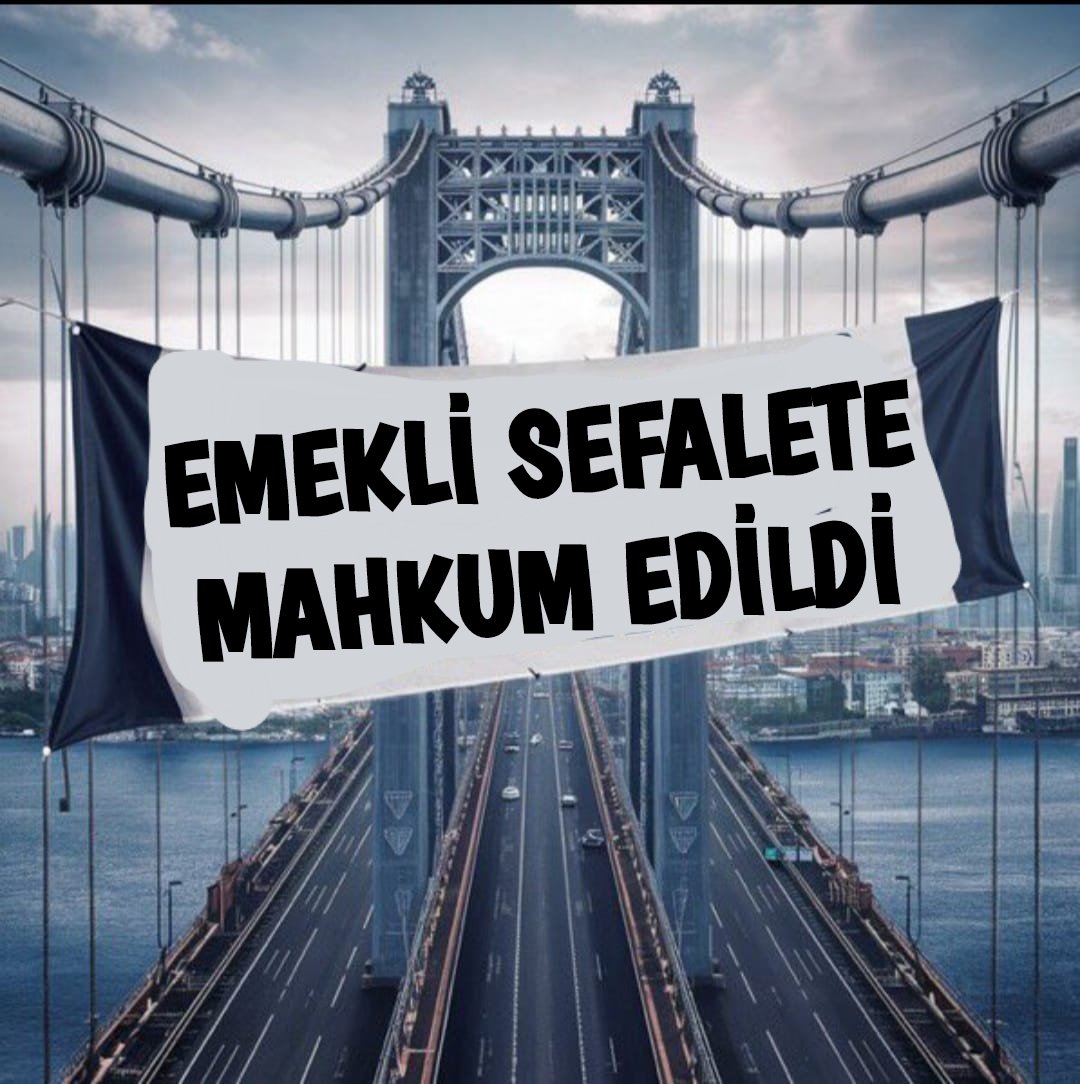 BAŞLADIK
👇
#EmeklilerHakkınıArıyor

Açlık sınırının her ay hızla yükselmesine rağmen,
Maaşı sabit tutulan EMEKLİ;

Uygulanan ADALETSİZ ücret politikasından vazgeçilip,

Rahat geçinmesini sağlayacak icraatlar beklemektedir.

#5000VeKısmiHakkınıArıyor

<a href="/RTErdogan/">Recep Tayyip Erdoğan</a>  <a href="/isikhanvedat/">Prof. Dr. Vedat Işıkhan</a>