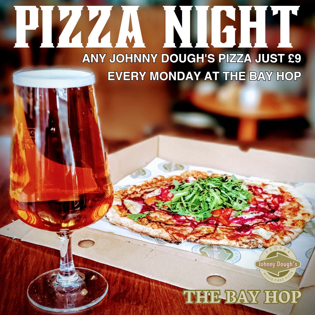 Johnny Dough's Pizzas return after the Bank Holiday break. Usual deal... £9 a pizza, order and pay at the bar and your pizza will be delivered to your table 👍 Fresh cask from Burning Sky too. Refreshing, crisp and zesty... Open at 5pm. Last pizza orders 7.30, bar closes 8pm...
