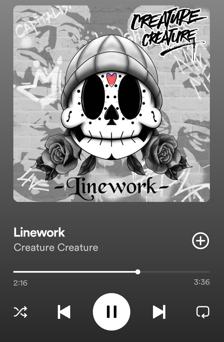 Our new single 'Linework' is out now and available to stream on all your favourite platforms! Click below to have a listen and hear a different side of the Creature... linktr.ee/creaturecreatu… #newmusic #newsingle #unsigned