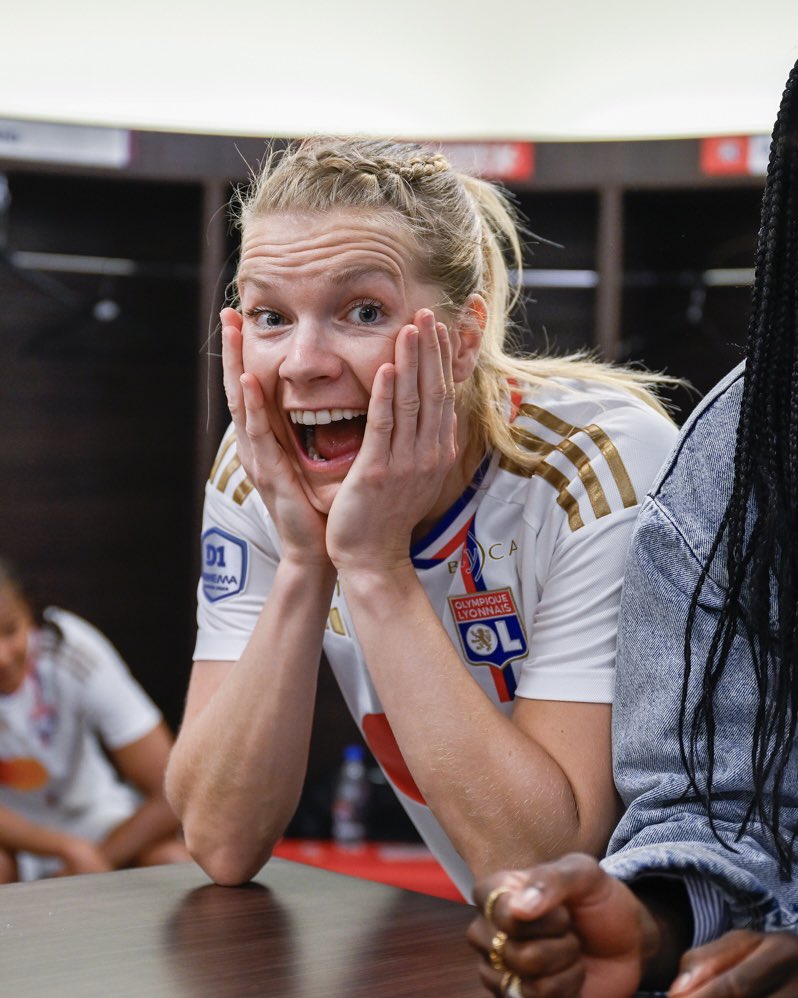 Look who's back 🤩 Ada Hegerberg made her first appearance in two months during Lyon's win over Reims on Sunday 🦁 📸: @OLfeminin #UWCL || #UWCLfinal