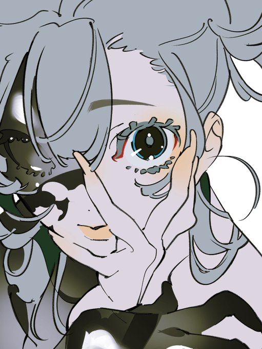 「one eye covered」 illustration images(Latest｜RT&Fav:50)