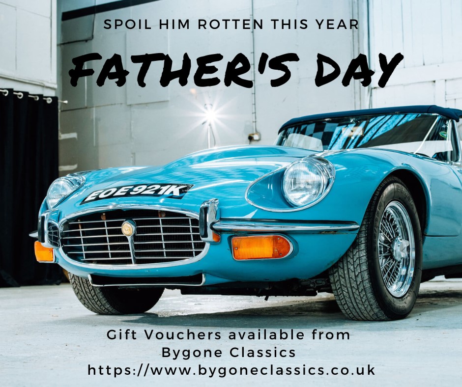 Aren’t Dad’s wonderful? Treat yours this #FathersDay to a day out he’ll remember forever with @bygoneclassicsltd bygoneclassics.co.uk