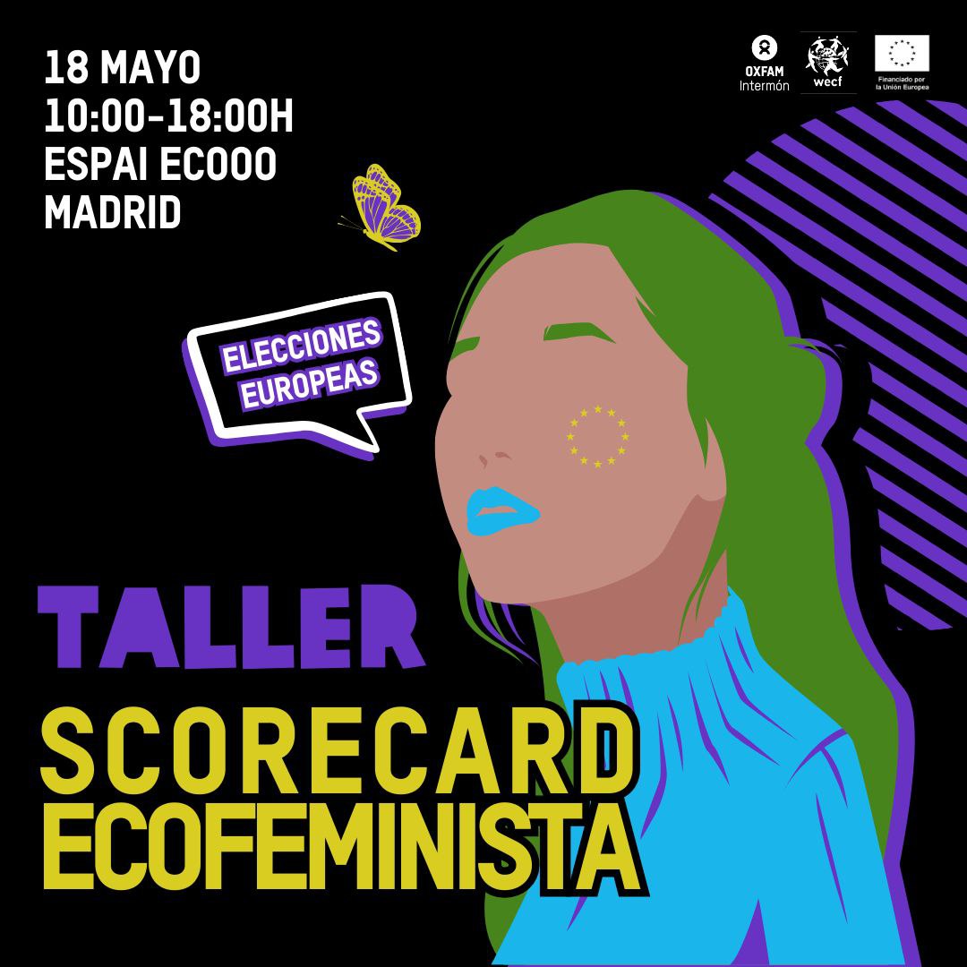 💜✊🌱🗳️ Apúntate al taller participativo de análisis ecofeminista de los manifiestos españoles para las elecciones europeas 🗓️ 18.05., 10-18h 📍 Espacio Ecooo, Madrid 🔗 Más info y registro: forms.office.com/e/EHUYVRu7YF