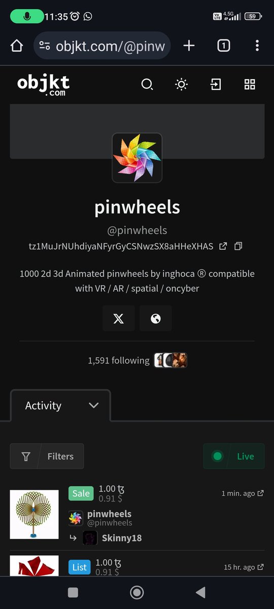 Thank you muhammed @sk18nny for collecting a pinwheel