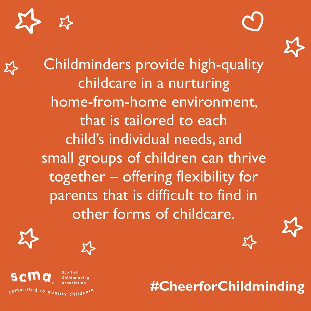 Throughout Childminding Week, we'll be sharing key messages to highlight the importance of childminding in Scotland. Join the #CheerforChildminding conversation and help us spread the word! #GetTogetherCheerTogether #MakingaDifference #PlayLearnGrow #ShapingFutures