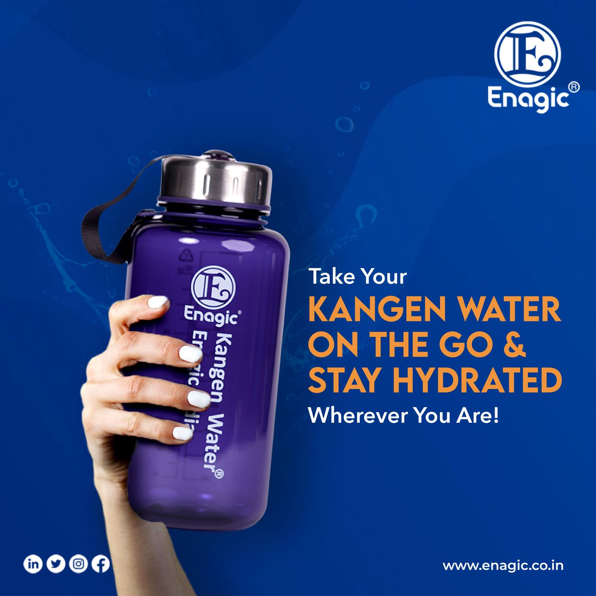 'Stay refreshed and revitalized with Kangen water – your ultimate hydration companion for a healthier you! 💧 #hydrationstation #kangenwatermachine 
#enagic #enagicwater #enagicindia #enagicindependentdistributor #indepedantdistrubtor #enagicwater #EnagicLife #EnagicFamily