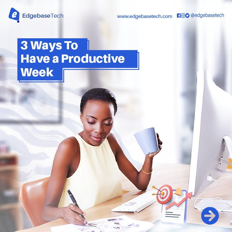 EdgebaseTech's tweet image. These simple tricks will free up your time, minimize tech headaches, and create a productive week for you and your team.

Have a productive week! ☺️

#edgebasetechnologies 
#happynewweek 
#EdgebaseTech
#ITsolutions
#monday 
#productivity 
#techtips