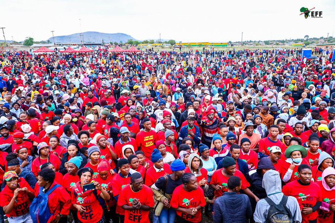 I don’t see any reason why you would not vote for the EFF.
#MalemaForSAPresident