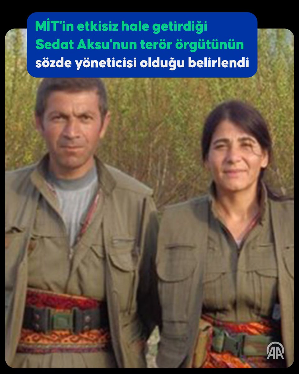 Milli İstihbarat Teşkilatı tarafından Irak'ın Gara bölgesinde gerçekleştirilen operasyonda etkisiz hale getirilen terörist Sedat Aksu'nun, terör örgütünün sözde konsey yöneticisi olduğu belirlendi v.aa.com.tr/3217782