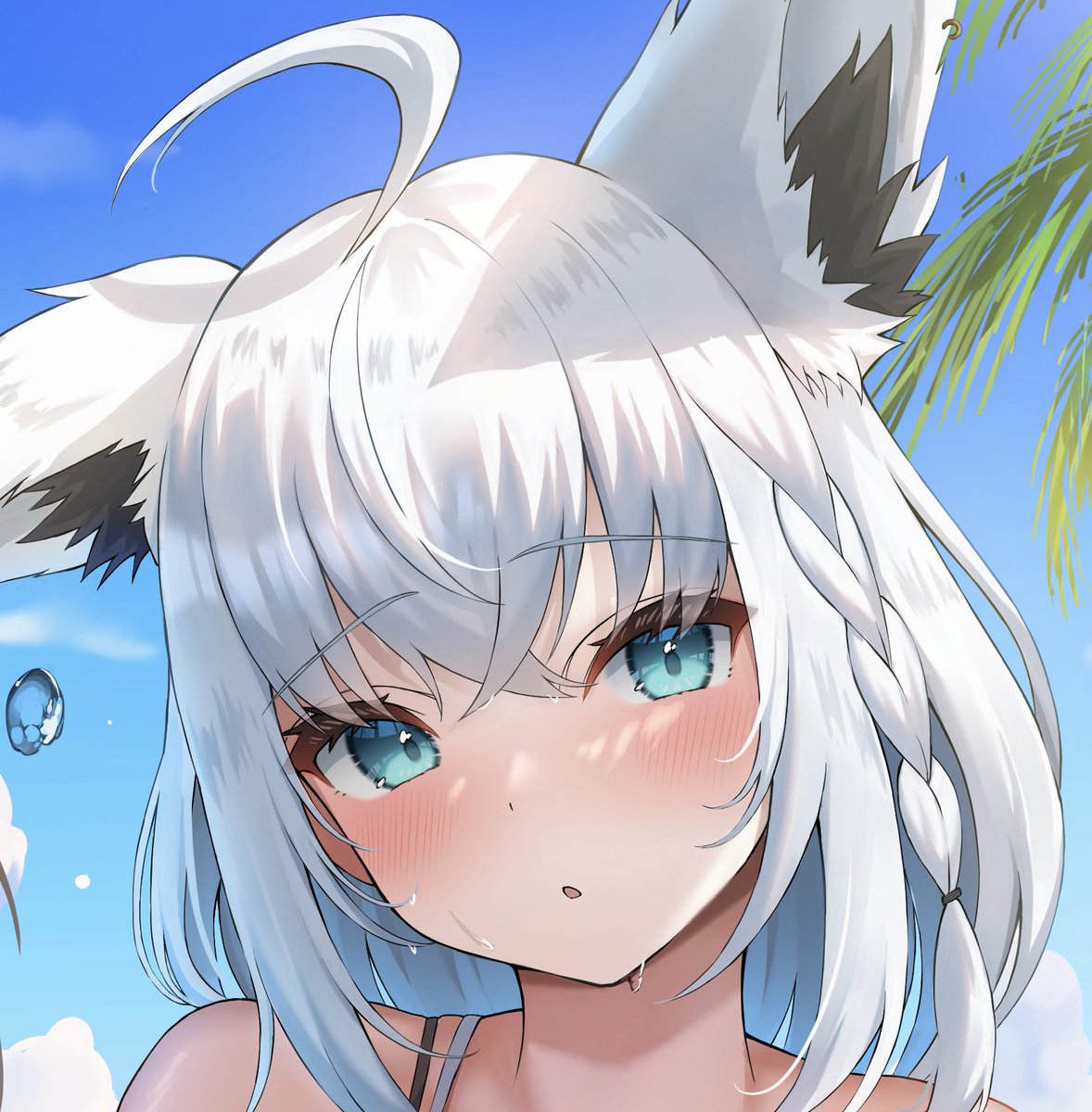 白上フブキ 「#新しいプロフィール画像 」|葛城トミィ🎨のイラスト