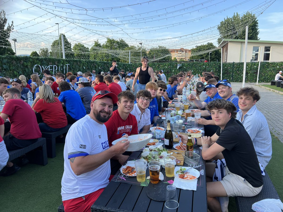Many thanks to The Giaguari Torino who played hard and with great sportsmanship. Postgame socials and photos are always a distinct highlight of AFW international friendlies with club teams abroad. @hnvrfootball @giaguaritorino
