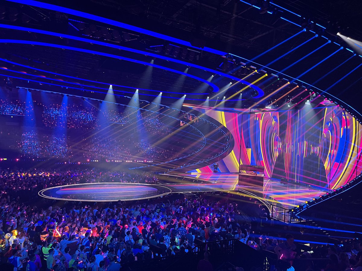 On this day last year Liverpool hosted the Eurovision Song Contest Grand Final on behalf of Ukraine! 💙💛 There's so many amazing memories of hosting Eurovision in Liverpool - what are some of yours? 🤩