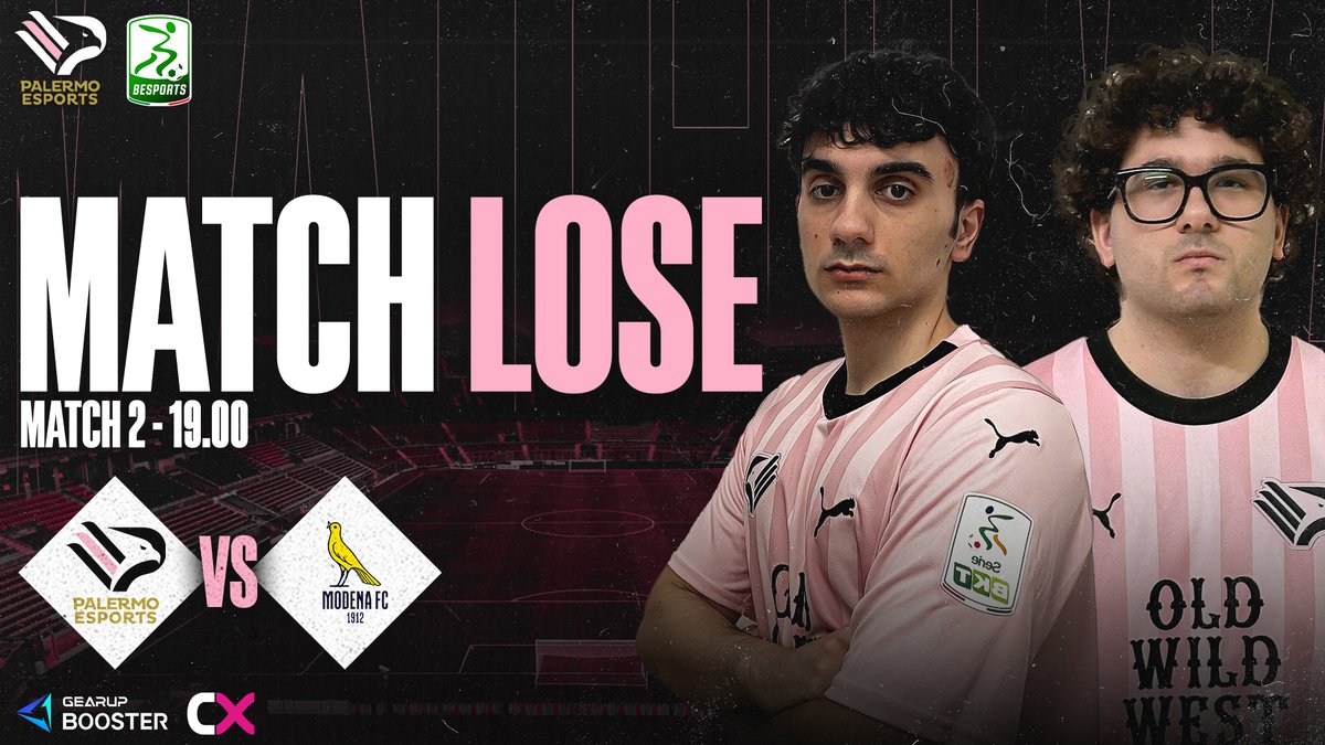 PalermoEsports's tweet photo. 🎮 È con grande dispiacere che annunciamo che il Palermo Esports non si è qualificato alle Final Eight di questa edizione della #BeSports. 

Sempre forza Palermo, torneremo più forti di prima! 💪

#siamoaquile 🦅

#LNPB #KingEsport #CampusX #CGG https://t.co/OWqZO81zaJ