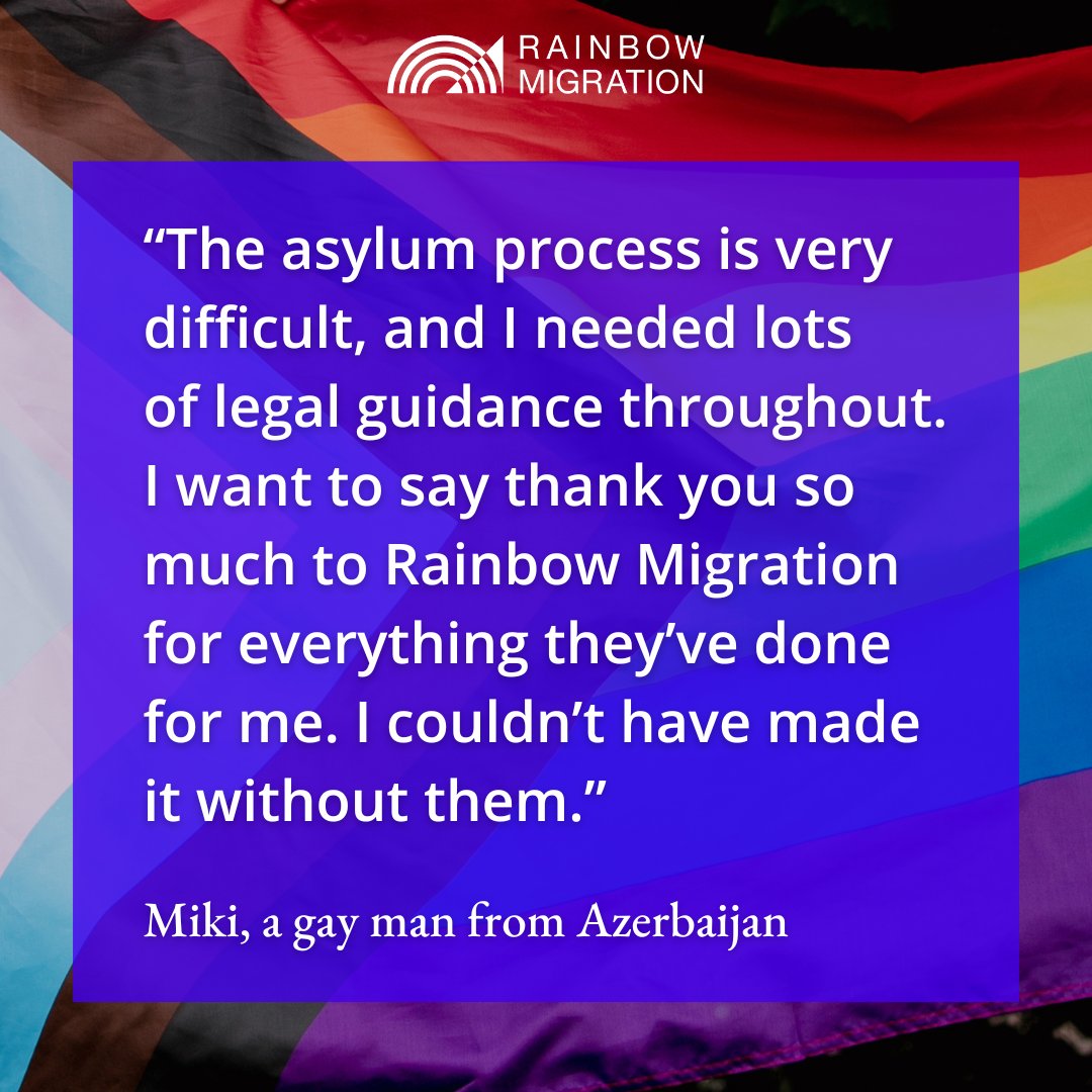 We run a free and confidential legal advice service for #LGBTQ people who are in the UK and going through the asylum and immigration system. The best way to get in touch with us is via the contact form at bit.ly/3x5iusg 🏳️‍🌈🏳️‍⚧️