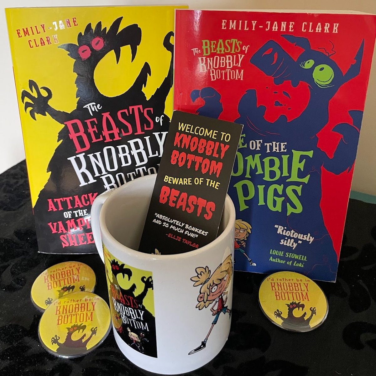 WIN my Waterstones Childrens Book Prize shortlisted book THE BEASTS OF KNOBBLY BOTTOM: ATTACK OF THE VAMPIRE SHEEP & RISE OF THE ZOMBIE PIGS, PLUS some knobbly bottom goodies! Simply write BOTTOMS UP in the comments and like & share this post! I will pick a winner on 19th May.