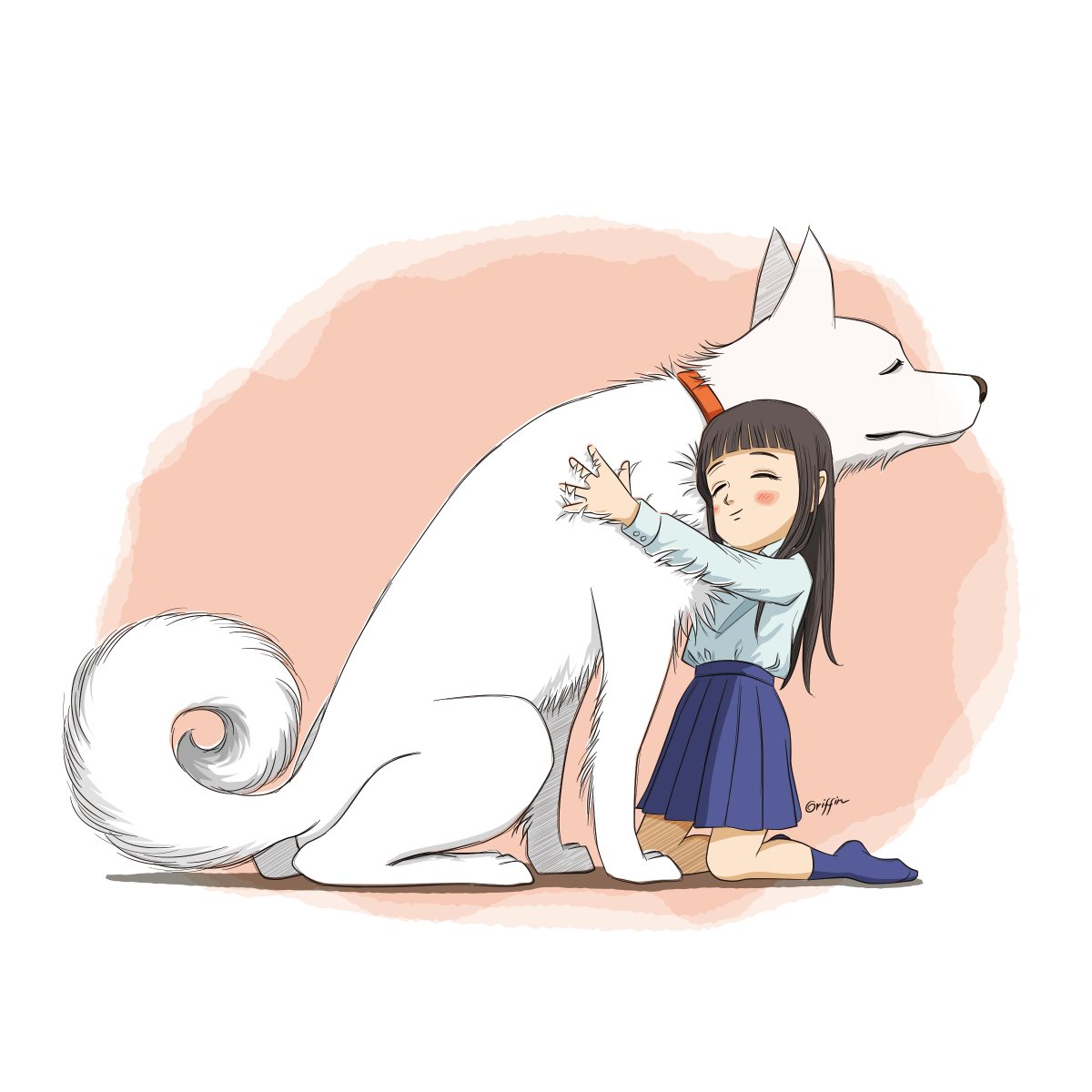 「#愛犬の日 犬は立ち耳の雑種犬が好みです。 」|タケシ／Takeshiのイラスト