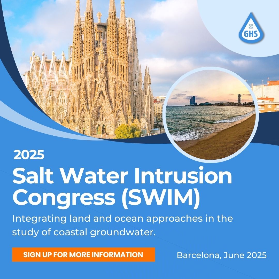GHS_Barcelona's tweet image. 🔊 Saltwater Intrusion Congress (SWIM) conference. Barcelona, June 2025.

Integrating terrestrial and oceanic approaches in the study of coastal groundwater.

➡ Sign up for more information: forms.gle/Cfg9kfxeR7jGQf…

#SWIMConference #Groundwater #intrusion