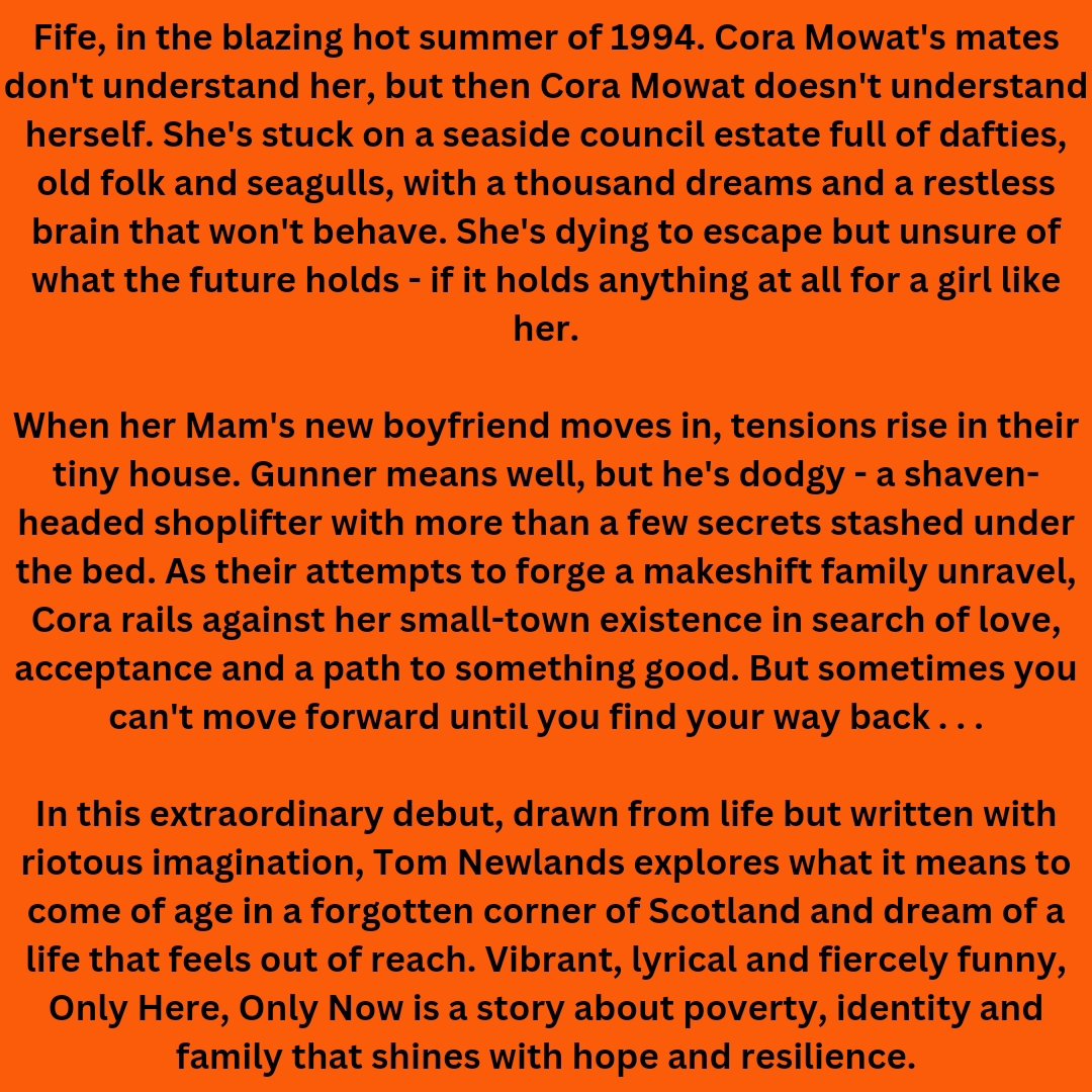 Review time for this absolute knockout read from @tomnewlands_ Comparisons have been made to Shuggie Bain but this book and it's unforgettable central character Cora, more than stand on their own Head over to my insta - link in bio- for the full review Out June 18th