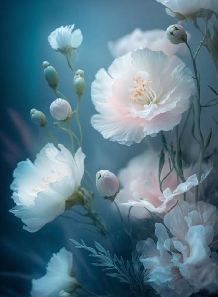 🤍🌺 GM İ wish everyone a wonderful New week Beautiful Flowers 🤍🌺