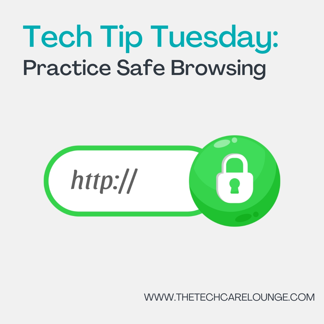 Tech Tip Tuesday: Be cautious when clicking on links or downloading files from unknown websites. Stick to reputable sources to minimise the risk of malware and phishing attacks. 
#techtiptuesday #techsupport #technologytips #techcarelounge #safebrowsing #practicesafebrowsing