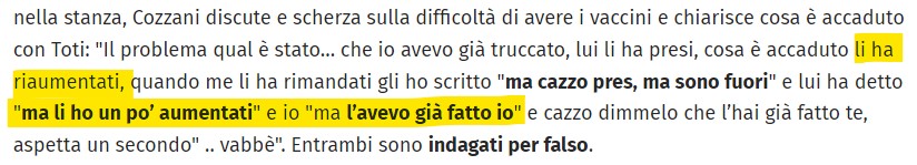 matt7gh's tweet image. LA VERITÀ CHE DÀ RAGIONE AI COMPLOTTISTI

I #novax hanno avuto ancora una volta ragione: almeno in #Liguria i #contagi #Covid sono stati artificialmente aumentati per vendere più finti #vaccini 

Ma non pensate che sia un caso isolato...