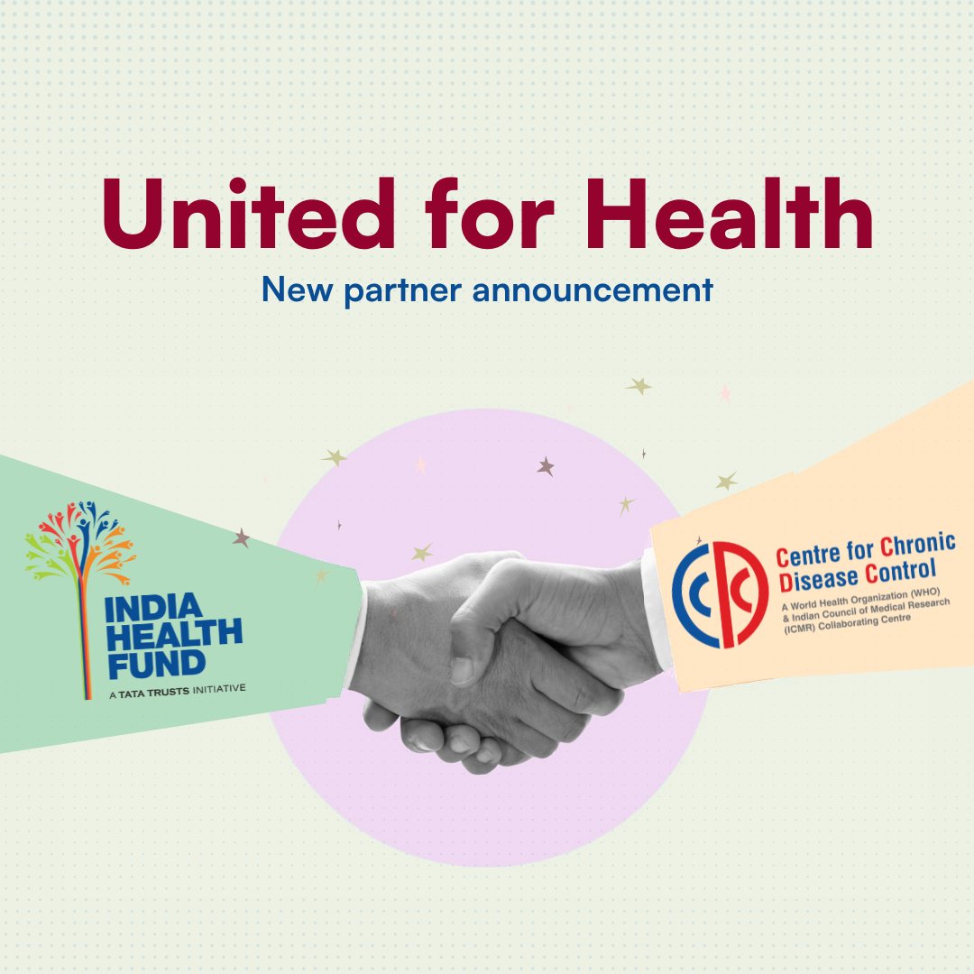 #NewPartner Announcement

We are delighted to sign an #MoU with CCDC to advance #DigitalHealth innovations for #InfectiousDiseases, providing technical support, product development, and promoting #PublicHealth, particularly for underprivileged communities.

 #IndiaHealthFund