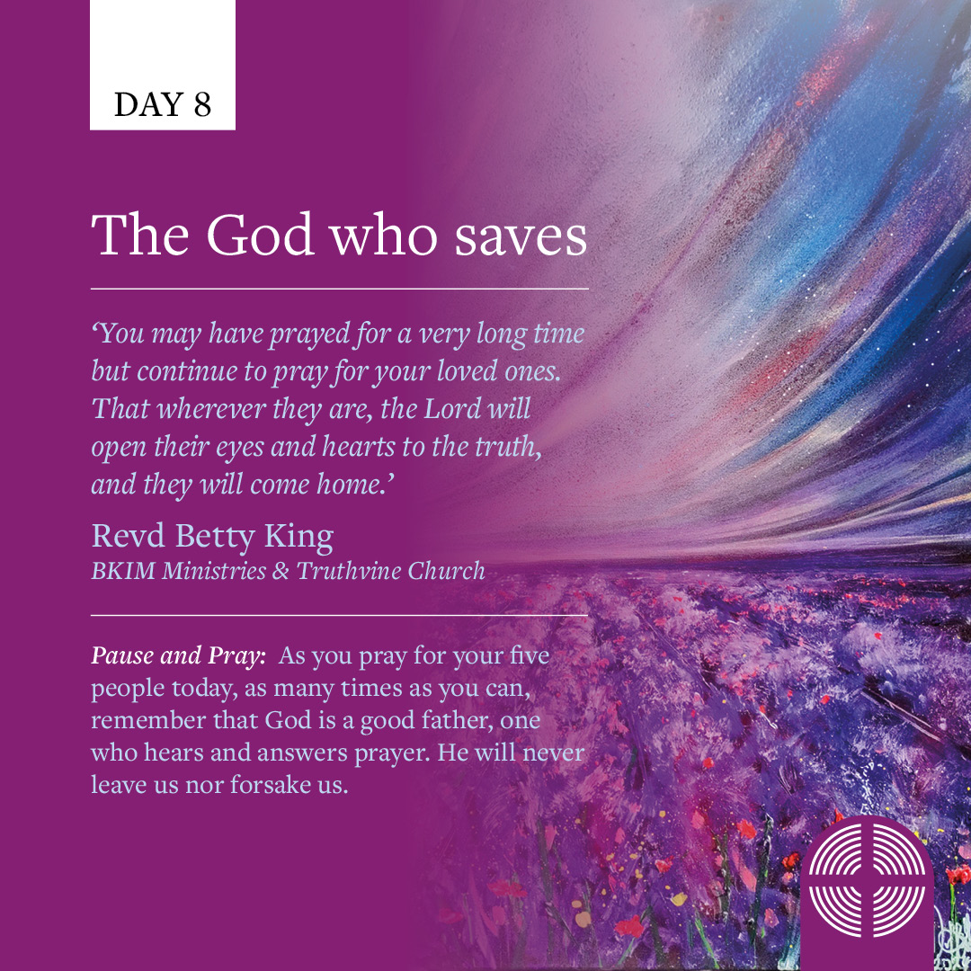 thykingdom_come's tweet image. Day 8 of #ThyKingdomCome - The God who saves 🙏

As you pray for your five people today, remember that God is a good father, one who hears and answers prayer. He will never leave us nor forsake us.

Watch the accompanying video from Revd Betty King here: bit.ly/3UXHACW