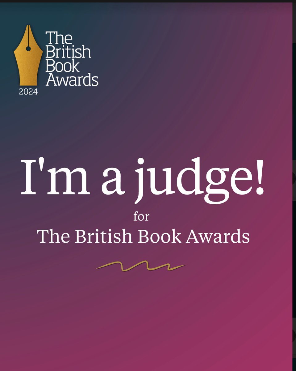 It was such a pleasure to be a judge for The British Book Awards 2024. Very excited about the fancy awards show tonight...it's the Met Gala of the literary world. I shall be dressed as a sock. #thebritishbookawards2024 @britbookawards
