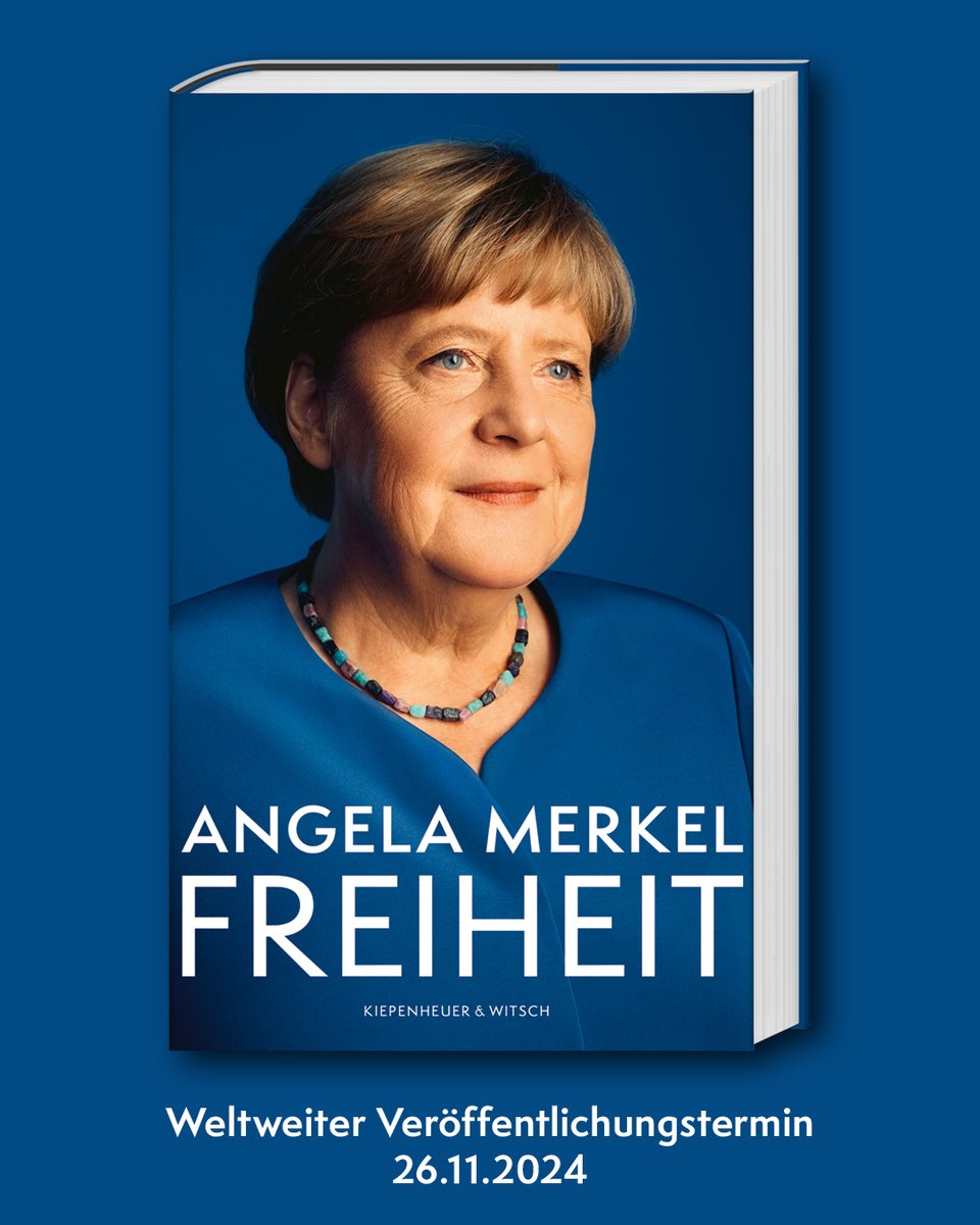 »Freiheit« – Die politischen Memoiren von Angela Merkel erscheinen am 26. November 2024! kiwi-verlag.de/magazin/news/f…