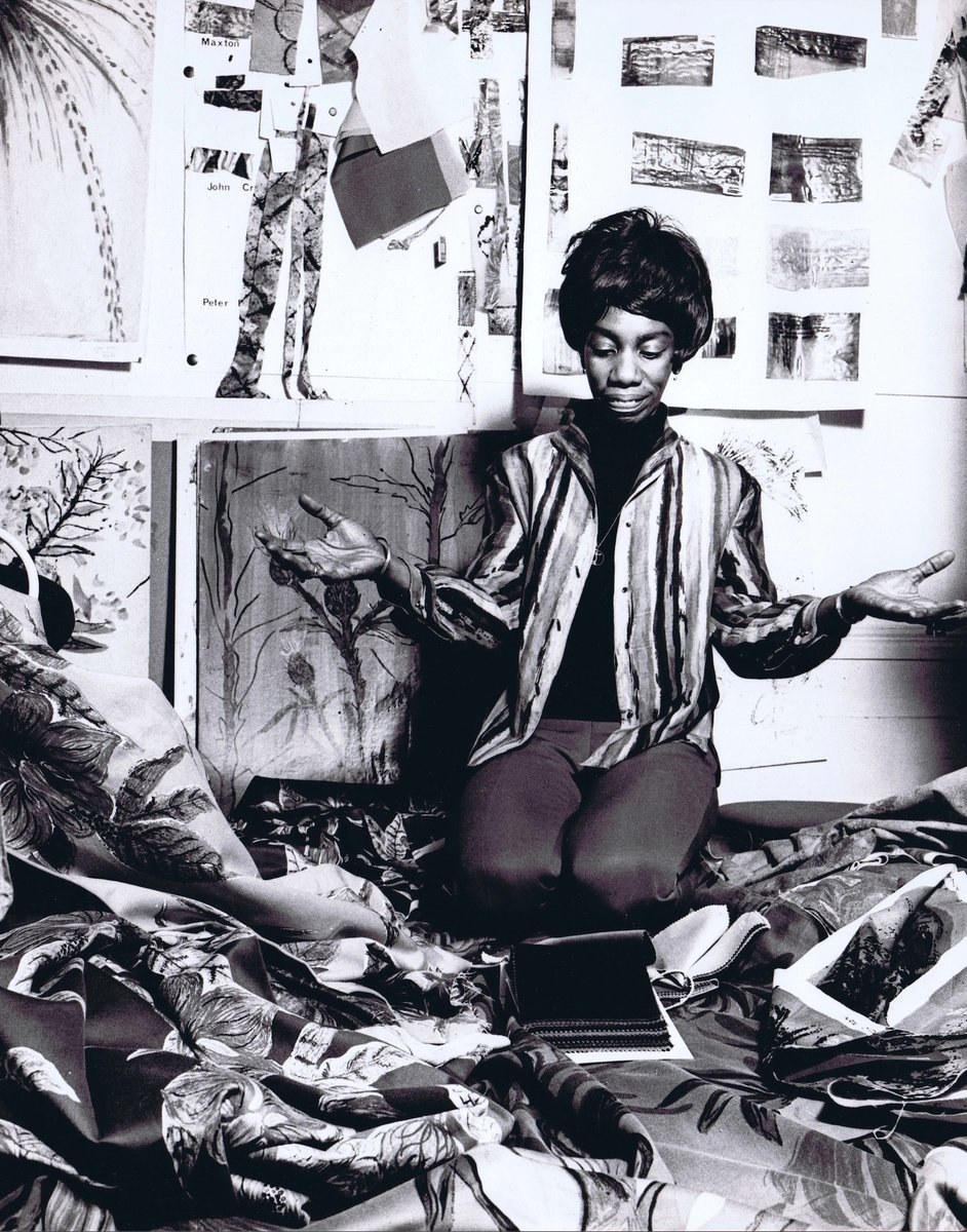 Althea McNish | 1. This week’s posts will celebrate the work of Althea McNish, one of the most influential textile designers of the late 20th century, to mark the anniversary of her birth in Port of Spain, Trinidad on 15 May 1924. instagram.com/p/C65iXHcIPaF/
