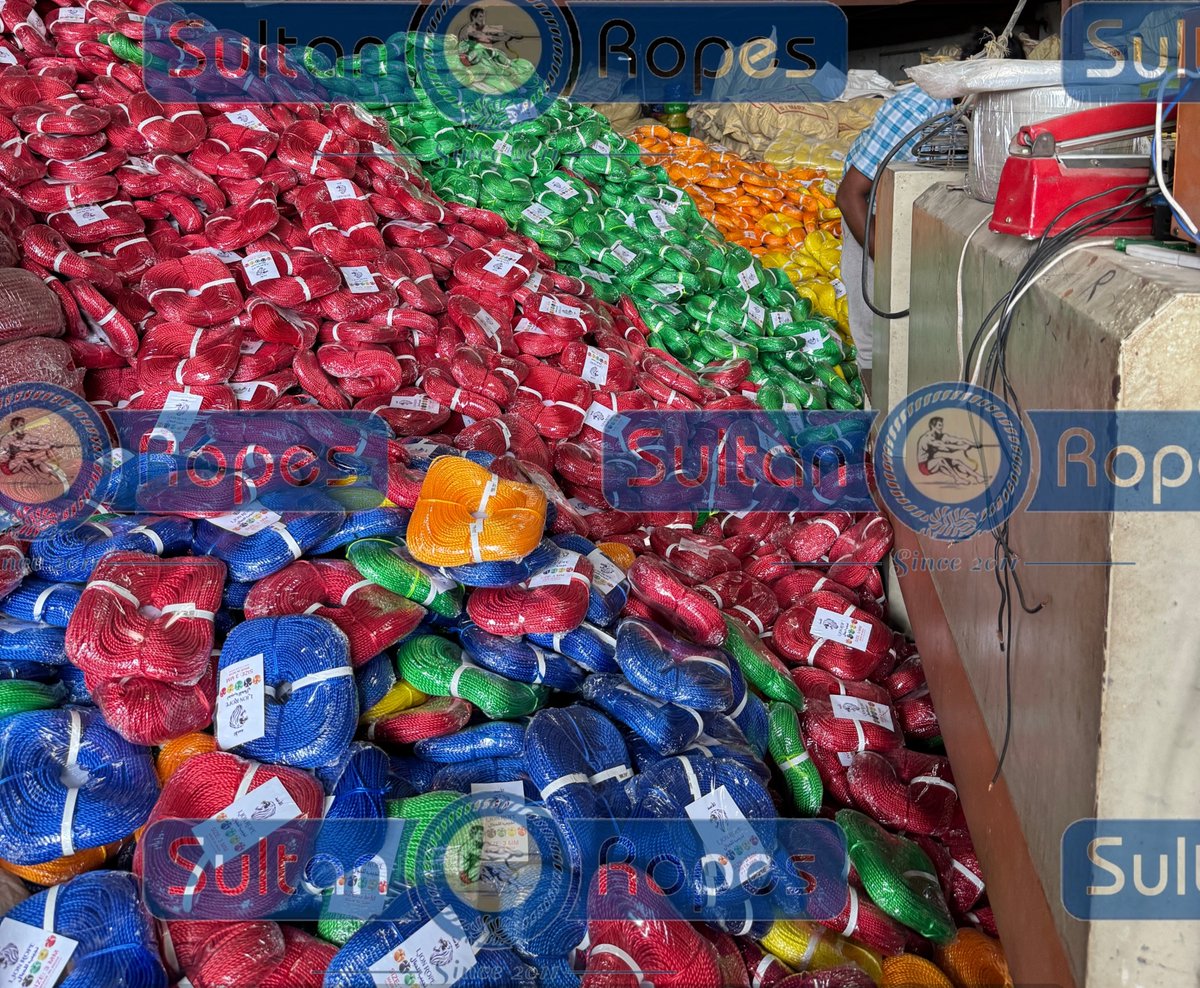 SultanRope's tweet photo. Virgin Quality 2.7mm Hdpe Rope
25MT in 1x40FT HC
UV Resistant Superior Quality
Red,Blue,Green,Orange,Yellow,White Polyethylene rope
100 meter, 110 meter, 100 yards,200 yards,170 yards
3mm Shiny PE Sultan Ropes
400 gram per coil,500 grams per roll,650 grm per Rope coil https://t.co/15bCrWXFLh