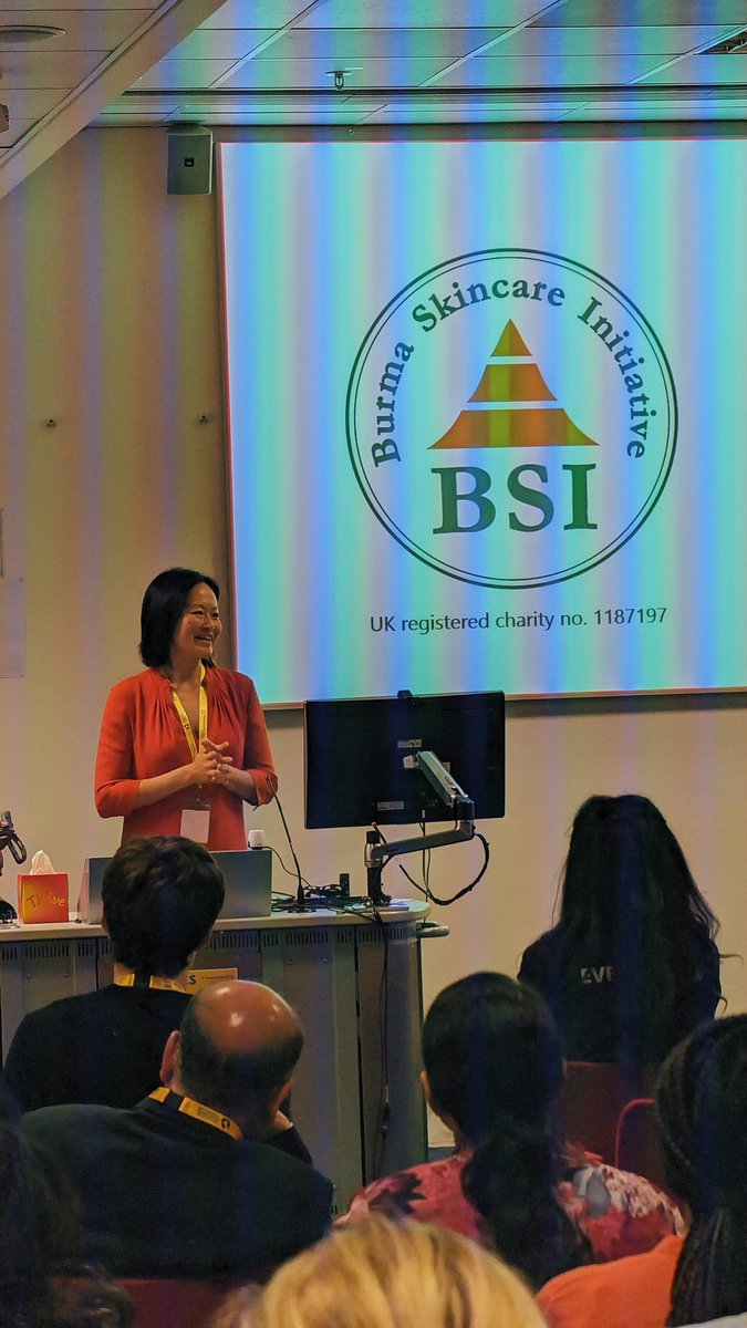 Thanks to Su Lwin @kingsmedicine for her interesting talk on Dermatology and Global Health @ our Hot Topics in Global Health conference @ChelwestFT #HTGH