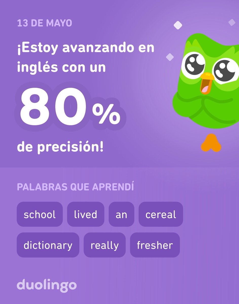 2445_'s tweet photo. ¡Estoy aprendiendo inglés en Duolingo! Es gratis, divertido y efectivo. https://t.co/GFcTHquVBH