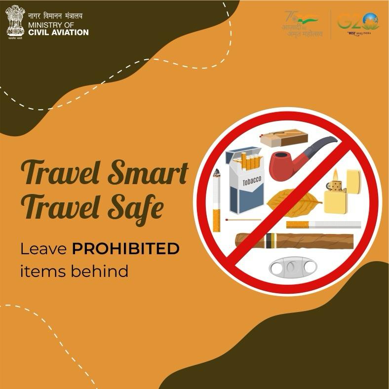 Travel wisely and prioritize safety! Embrace a minimalist packing approach for a seamless journey. Avoid carrying prohibited items to ensure a hassle-free travel experience. #TravelSmartTravelSafe