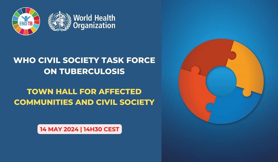 📢 Join us for a Townhall convened by the @WHO Civil Society Task Force on #Tuberculosis on the operationalization of the 2023 UN Political Declaration on #TB! Share and engage. 🌍 🗓️ 14 May ⏰ 14:30-15:50 CEST: who.zoom.us/webinar/regist… #EndTB #GlobalHealth