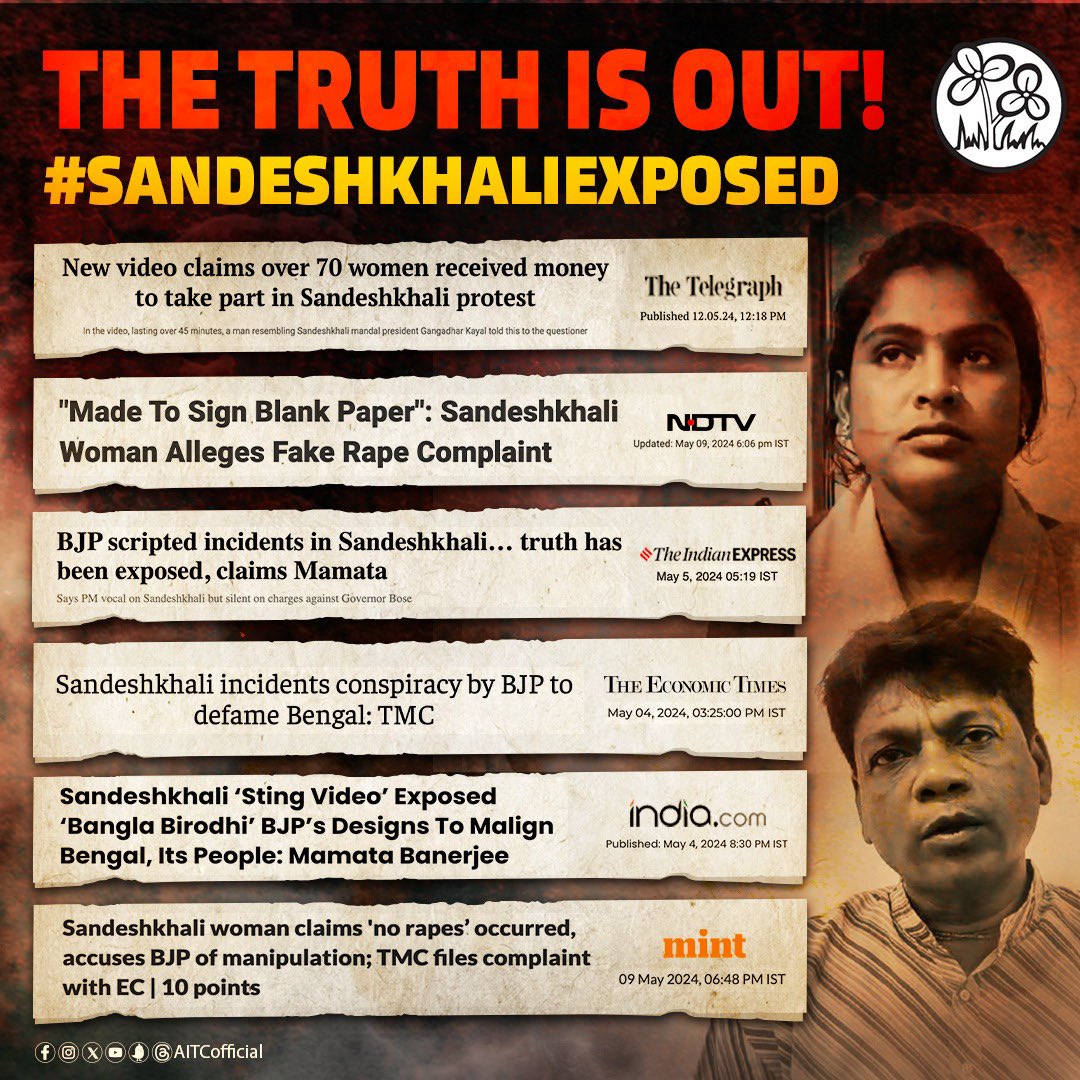 Truth cannot be suppressed! The BJP shamelessly exploited the honour of mothers and sisters in Sandeshkhali, manipulating them into signing blank papers for their political agenda. See it to believe it, the reality of the Nari-Birodhi BJP! #SandeshkhaliExposed