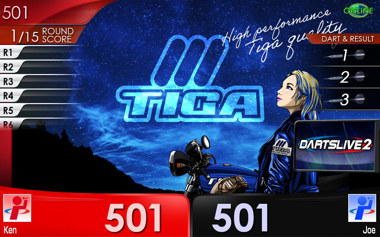 ダーツライブカード　TIGA 2014 テーマ入り ダーツライブカード TIGA 2014 テーマ入り - メルカリ