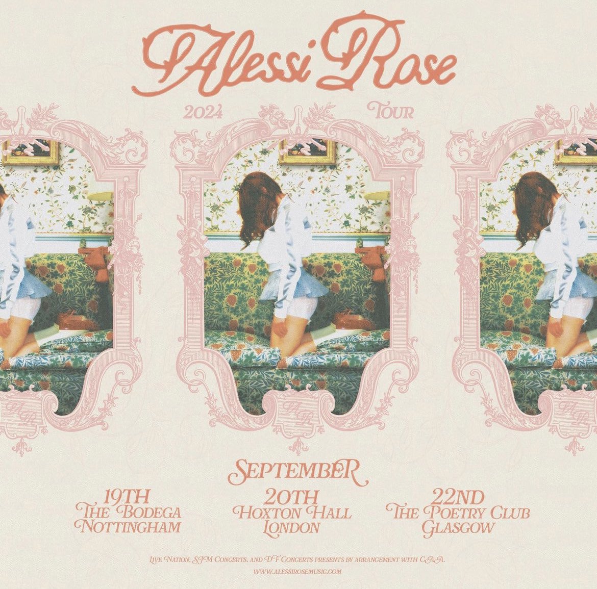 ALESSI IS GOING ON TOUR !!! 

you can sign up to presale on the link below 💌 laylo.com/alessirose/ofY… !!!!!