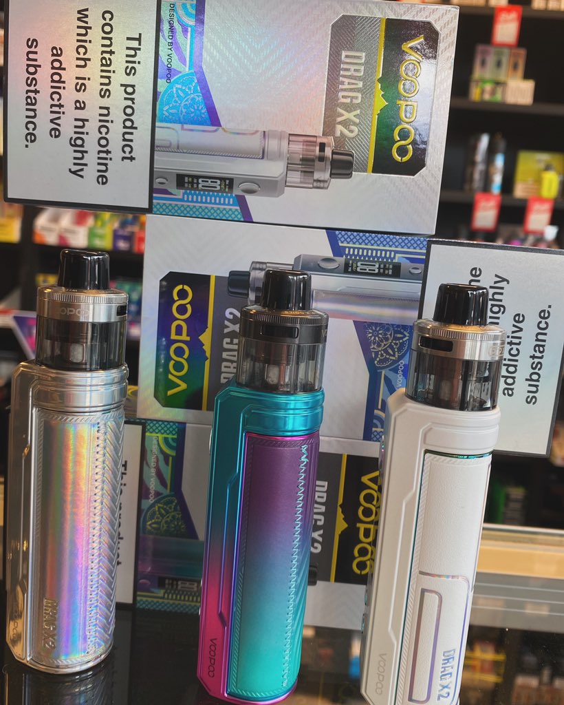 VapeIblaze's tweet photo. Voopoo drag x2 kit on offer in store
Get yours today with a battery and 50ml of liquid
All for just ยฃ55 today in store
#vape #vapelyf #clouds #vaping #quitsmoking #geekvape #vaporesso #voopoo #premiumeliquid #uwell #smoktech #iblazeopenshaw #manchestervape #openshaw #gorton https://t.co/SSv2bf7Inq