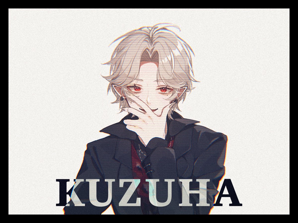 「絵チャで描いた葛葉ちょっと加工した #KuzuArt 」|こみや珠名のイラスト