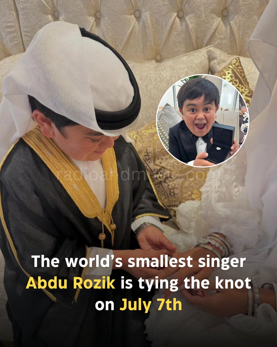 Tajikistani singer Abdu Rozik, renowned for his unique height of just over three feet, and a former contestant on 'Bigg Boss 16', is set to marry a Emirati girl from Sharjah. The world's smallest singer is tying the knot on July 7th, sparking curiosity and attention worldwide.