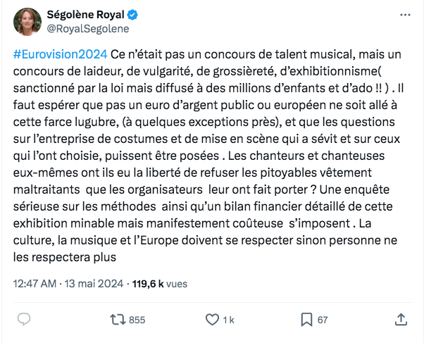 La dame qui travaille avec @Cyrilhanouna sur #TPMP nous parle de laideur, de vulgarité, de grossièreté et d'exhibitionnisme diffusés à des millions d'enfants (et de fanzouzes décérébrés). Merci @RoyalSegolene pour ce moment de 'luciditude'.