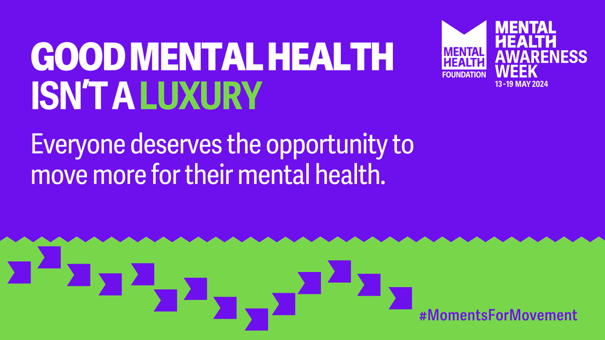 This #MentalHealthAwarenessWeek, we say it's unjust that people in the most deprived areas of Scotland don't have what they need to be active. Political leaders can boost incomes and support participation, so that every has the same freedom to get moving for good health.