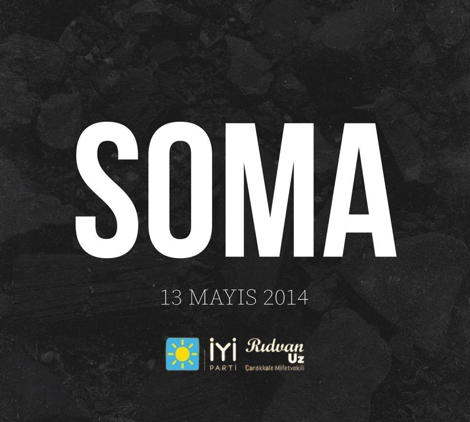 13 Mayıs 2014 tarihinde #Soma’da yaşanan maden faciasında hayatını kaybeden 301 madencimizi rahmetle anıyor, üzerinden 10 yıl geçmesini rağmen bugün İliç’te başta olmak üzere yurdumuzun muhtelif yerlerinde gerçekleşen maden kazalarında işçilerimizin hayatını kaybetmesinden ar