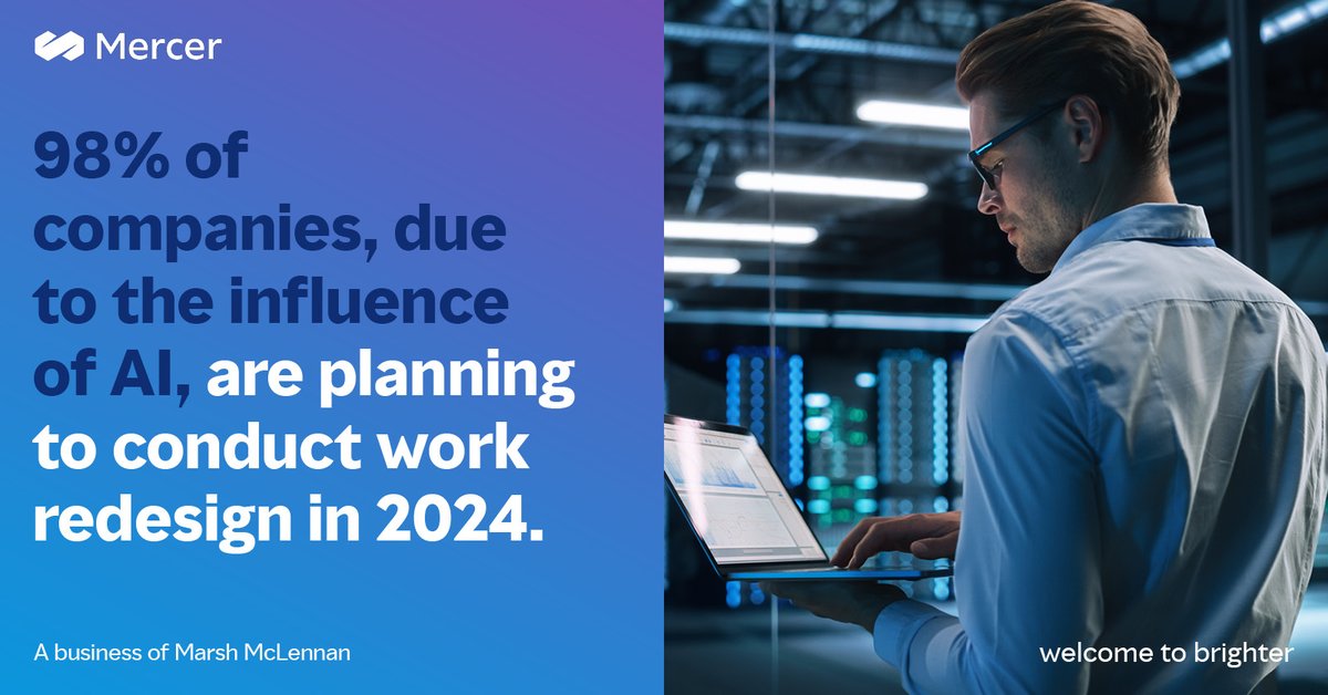 Jobs will no longer do exactly what they once did, and companies will need to keep up, but how do they keep up? Discover how #AI will and is influencing the #FutureofWork. #EmployeeExperience bit.ly/4buJiRm