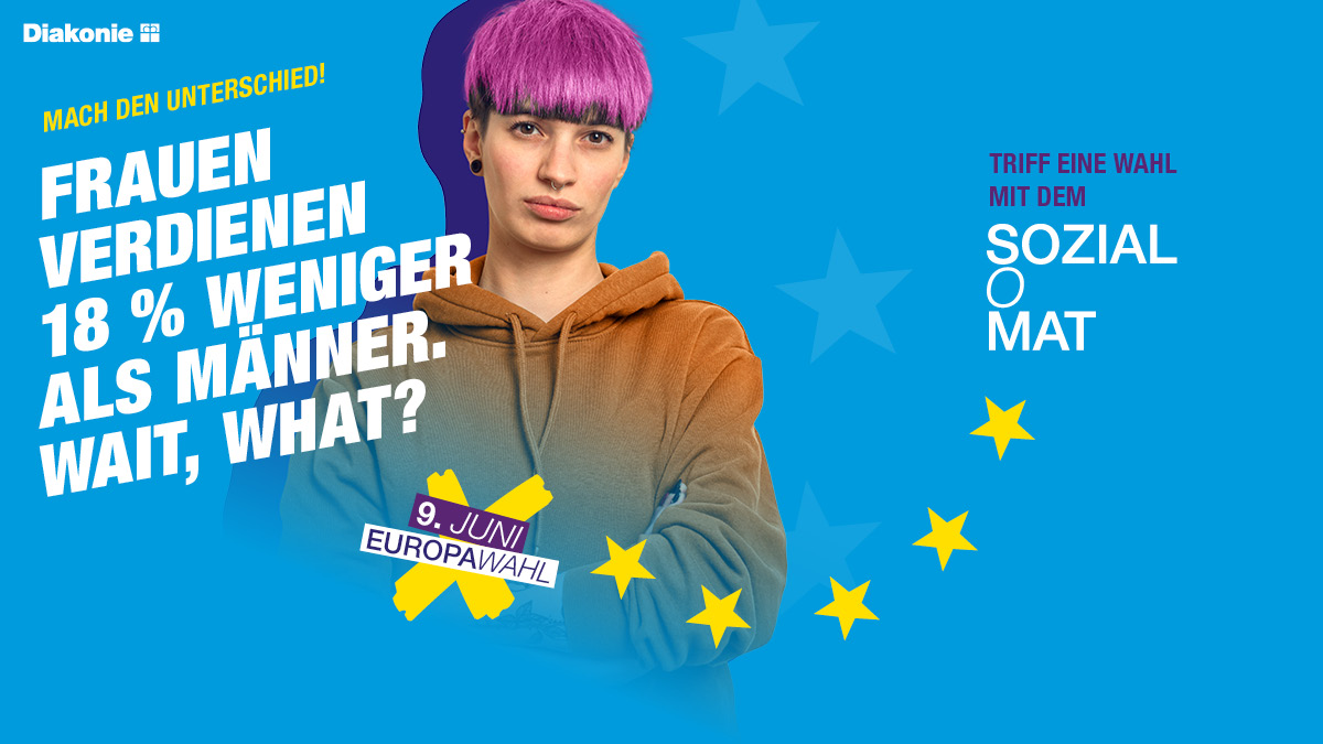 Triff deine Wahl – für gerechte Gehälter! 💪 Frauen verdienten auch 2023 wieder rund ein Fünftel weniger als Männer (unbereinigter #GenderPayGap). Welche Parteien sich für #Gleichberechtigung einsetzen, zeigt dir der Sozial-O-Mat zur #Europawahl:
 ➡ brnw.ch/21wJIpz