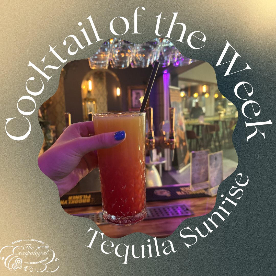 Escapologist_uk's tweet image. Head on down to our bar and get your hands on the cocktail of the week - the classic Tequila Sunrise!🌅
Now we're approaching summer, you deserve a summery drink to get you in the mood🍹
#drinkstagram #tequilasunrise #oftheweek #5oclocksomewhere #cocktails #mixology #drinks