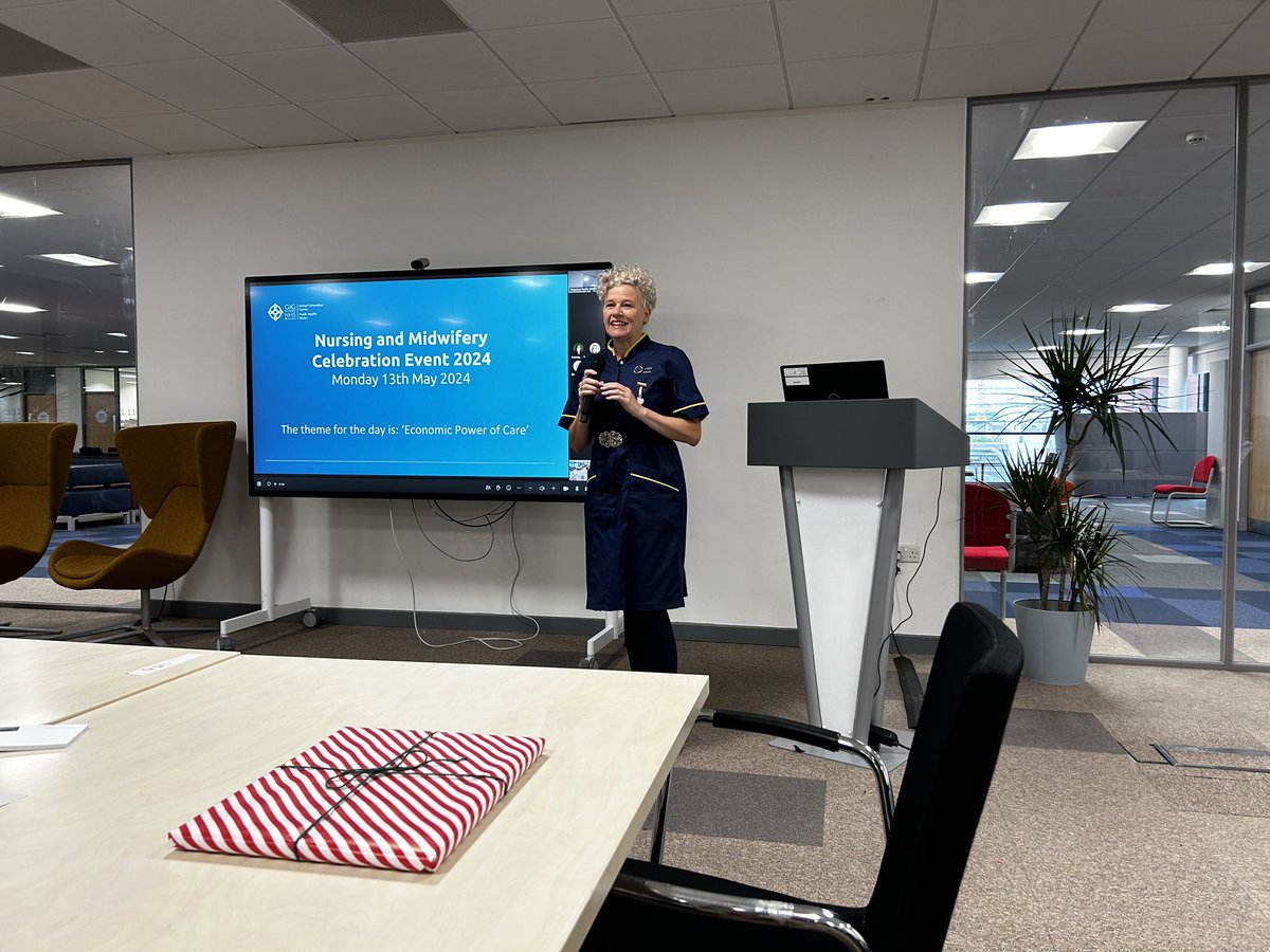 Public health Wales N&M celebration event 2024- ‘Caring for Tomorrow’s world- our value and our future’. CEO,Tracey &EDoN, Claire kicking off the event. #IND2024